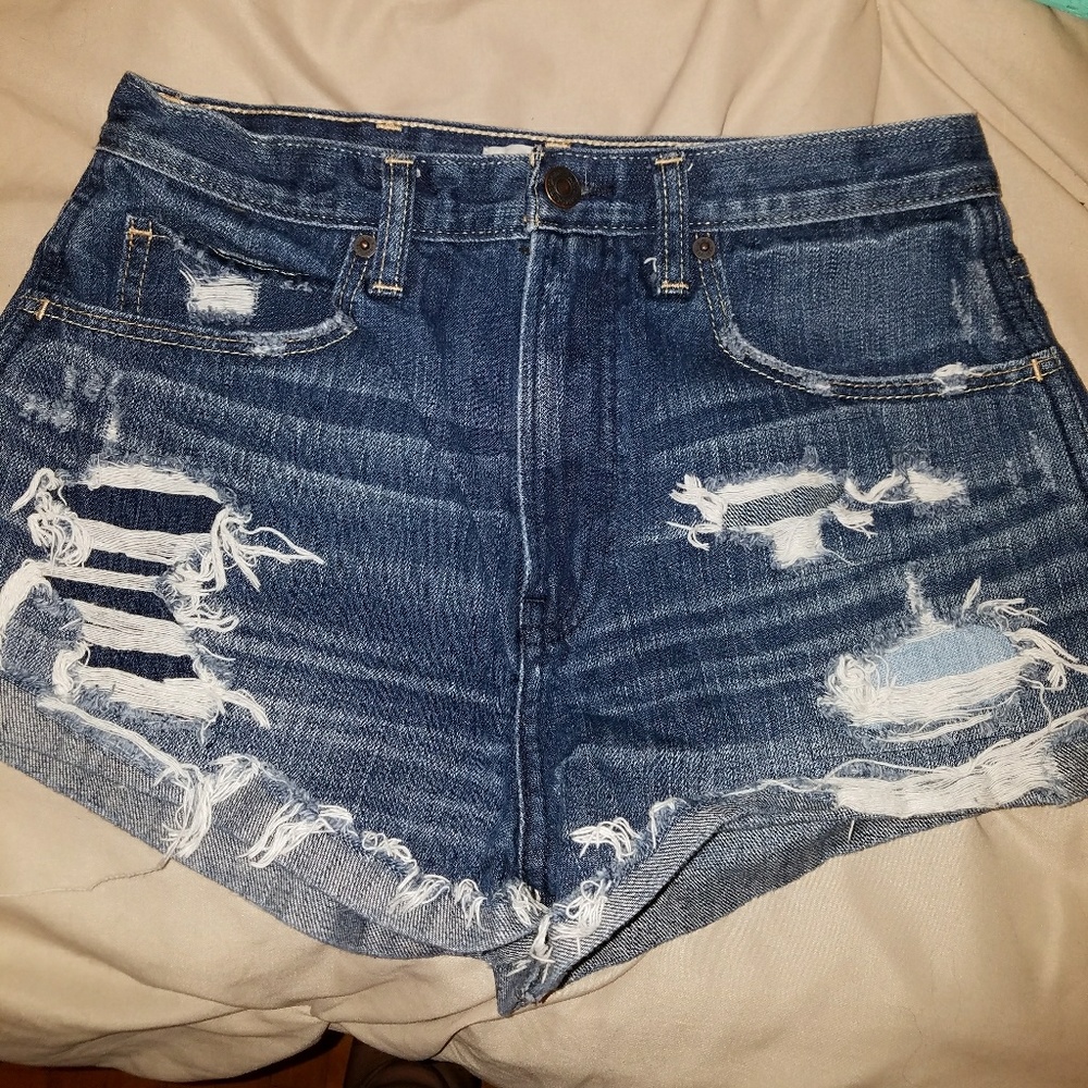 Abercrombie high waisted shorts